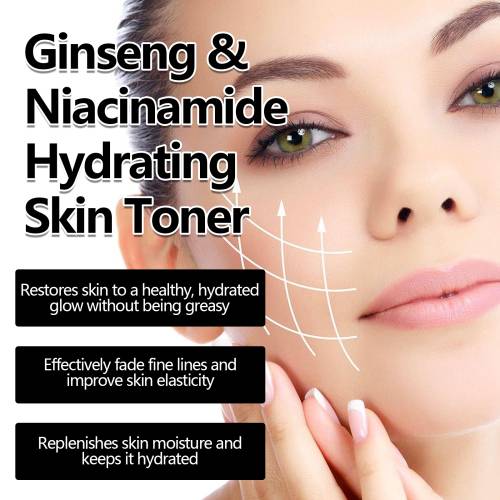Ginseng Toner mit Niacinamid, nicht fettend