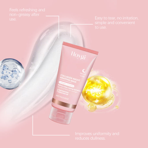 Kollagen Peel-Off Maske mit Spatel, feuchtigkeitsspendend