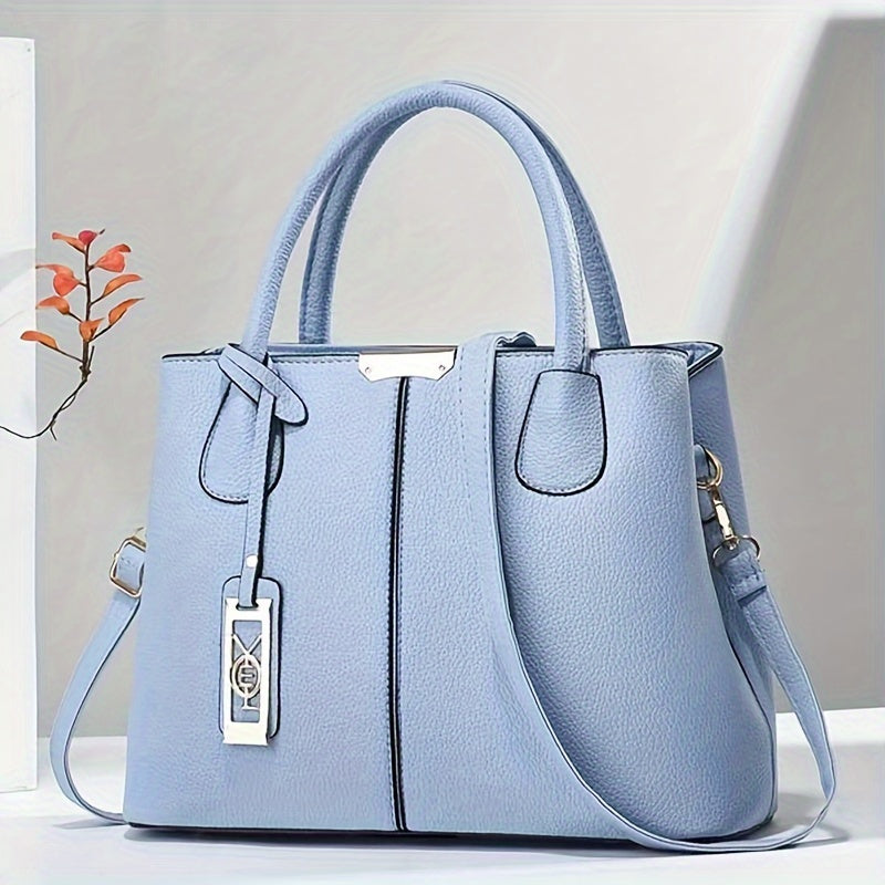 Zwergini-Mode – Schicke All Season Geräumige PU Handtasche für Frauen