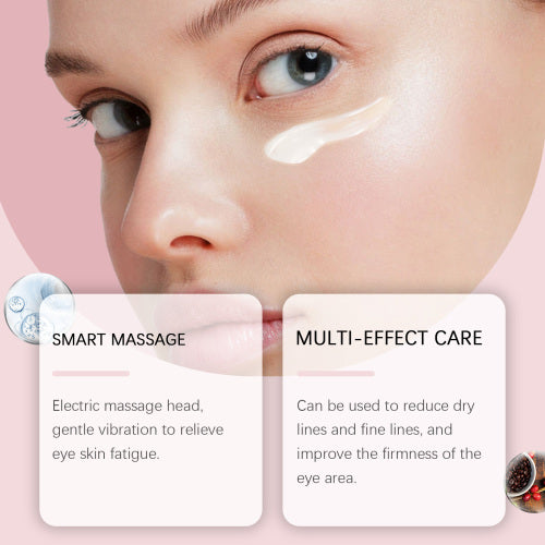 Vibrations-Massage Augencreme mit Kaffee