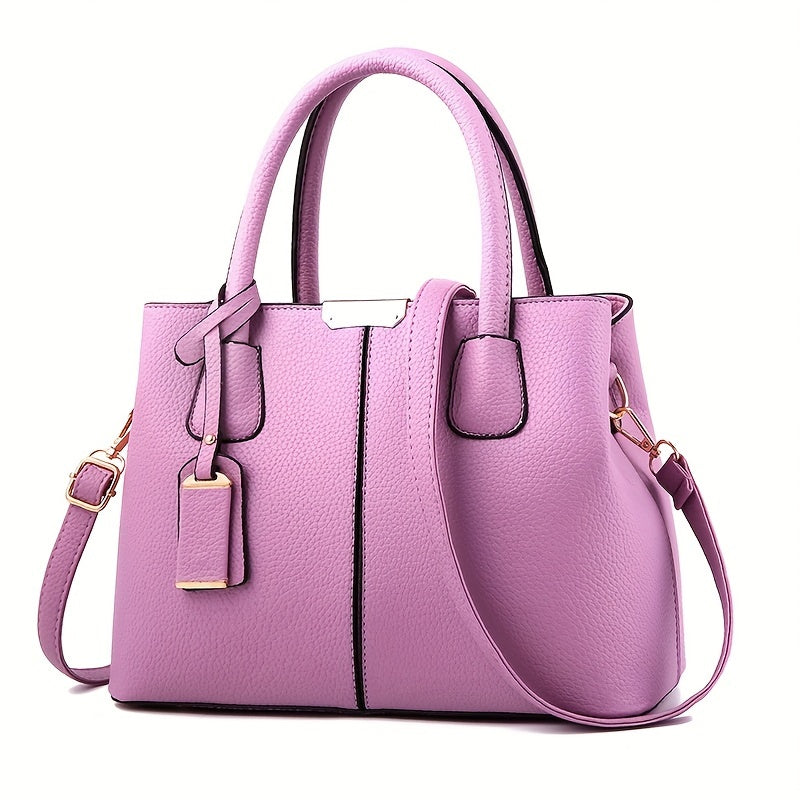 Zwergini-Mode – Schicke All Season Geräumige PU Handtasche für Frauen