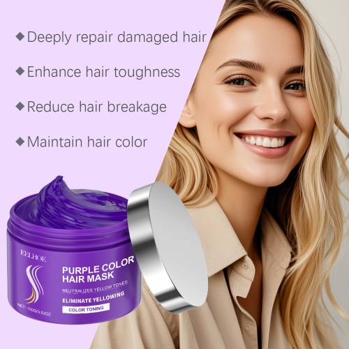 Keratin Silber-Haarmaske für blondes Haar