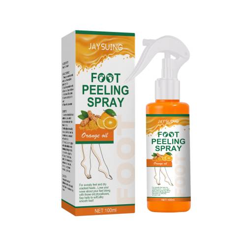 Peeling-Körperspray mit Orangenöl und Zuckerrohr