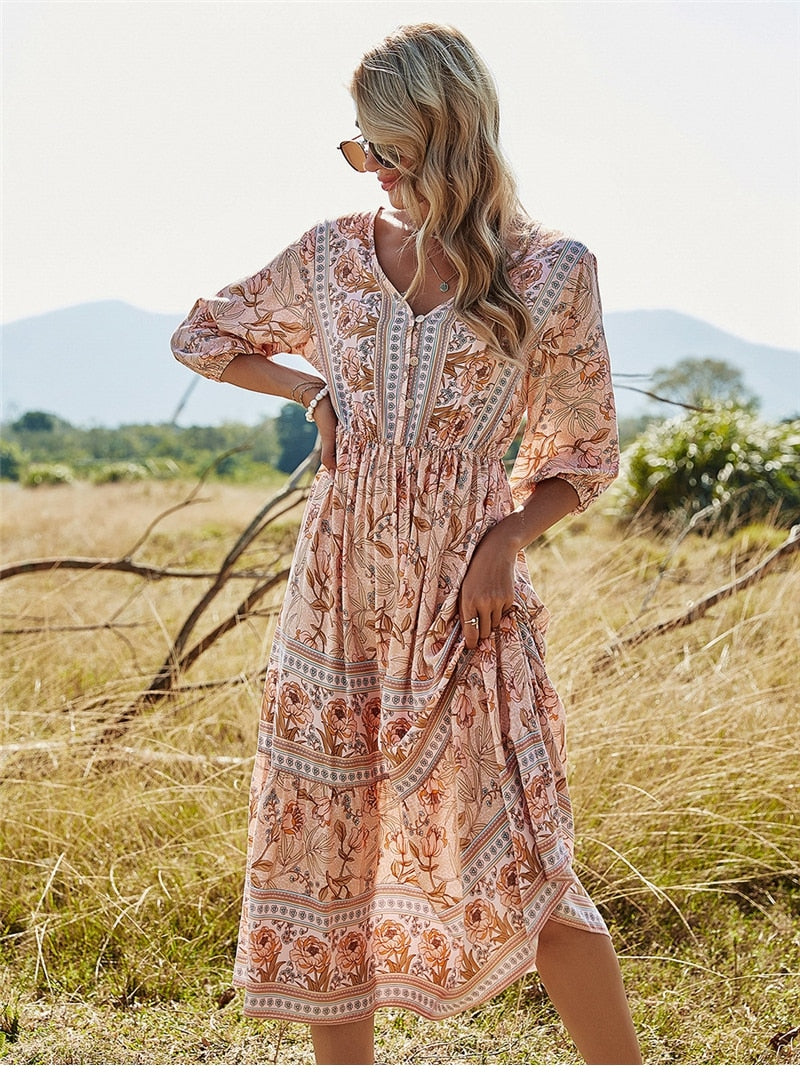 Zwergini-Mode | Stilvolles Boho Sommerkleid
