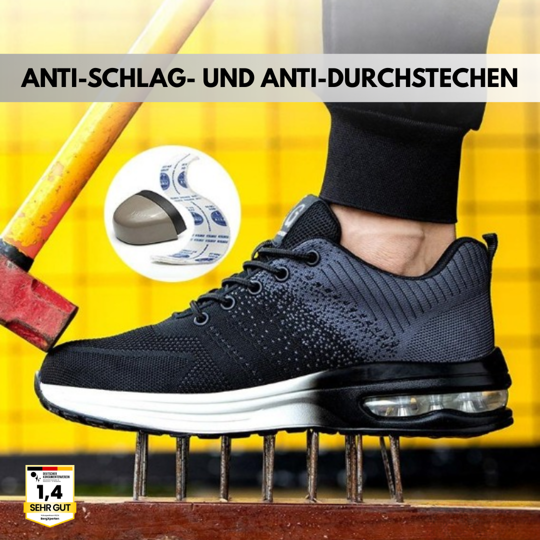 SteelCare - ergonomischer und schmerzlindernder Sicherheitsschuh - Zertifiziert nach EN ISO 20345