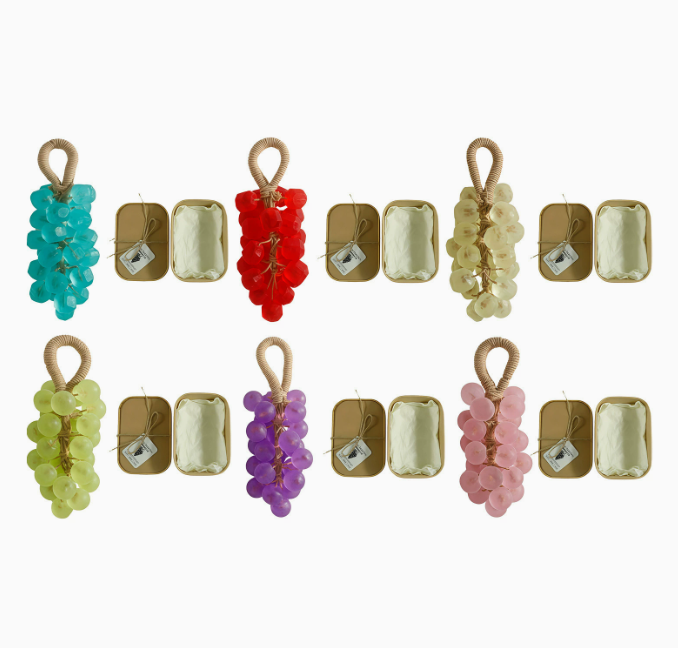 Seifen-Bastelset Edelstein-Trauben, transparente Handmade-Seife