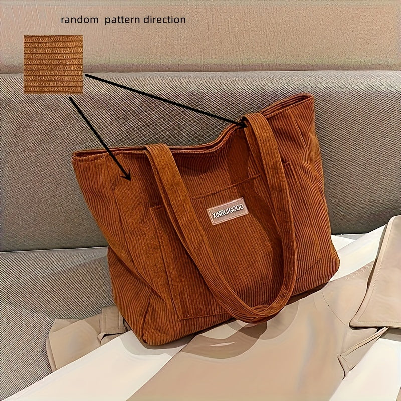 Elegante Damen Cordstoff Tasche | Zwergini-Mode