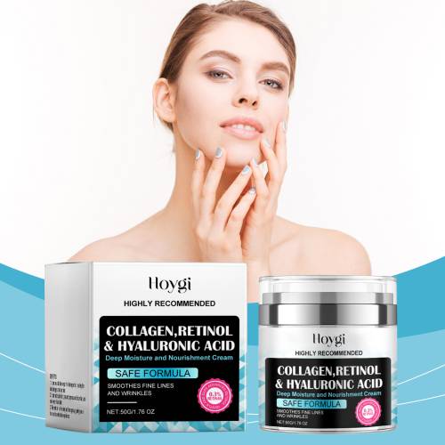 Kollagen Gesichtscreme mit Hyaluronsäure und Vitamin E