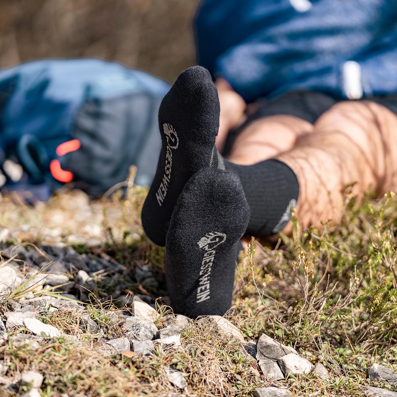 Trekkingsocken Merino Wolle (3er-Pack)