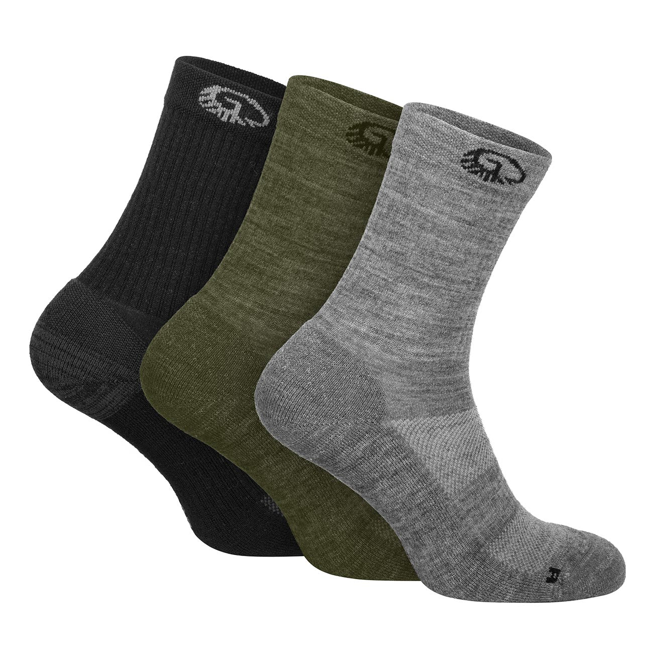 Trekkingsocken Merino Wolle (3er-Pack)