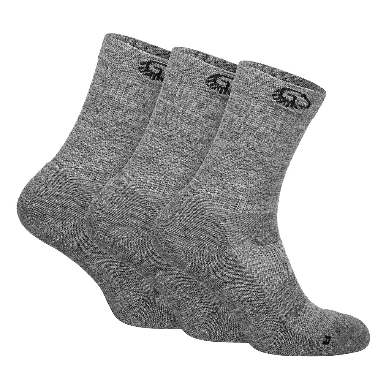 Trekkingsocken Merino Wolle (3er-Pack)