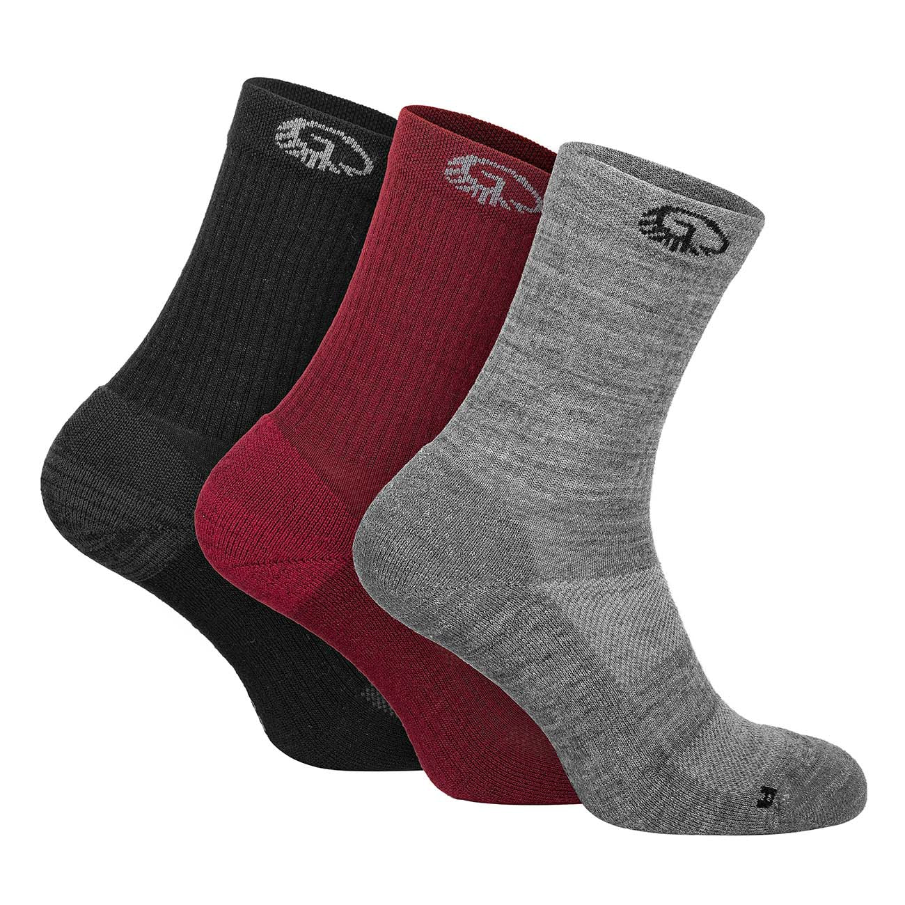 Trekkingsocken Merino Wolle (3er-Pack)
