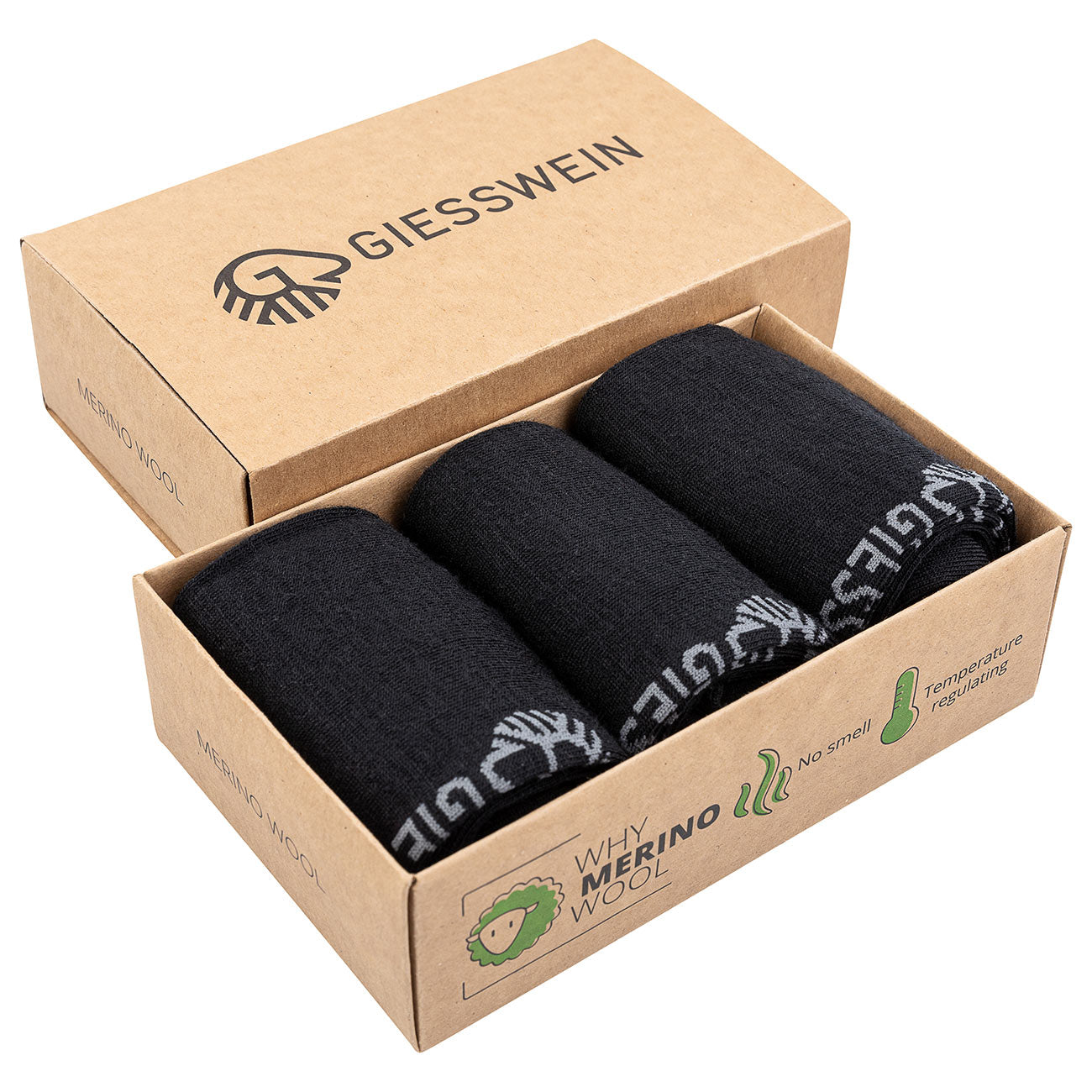 Business Socken Merino Wolle (3er-Pack)