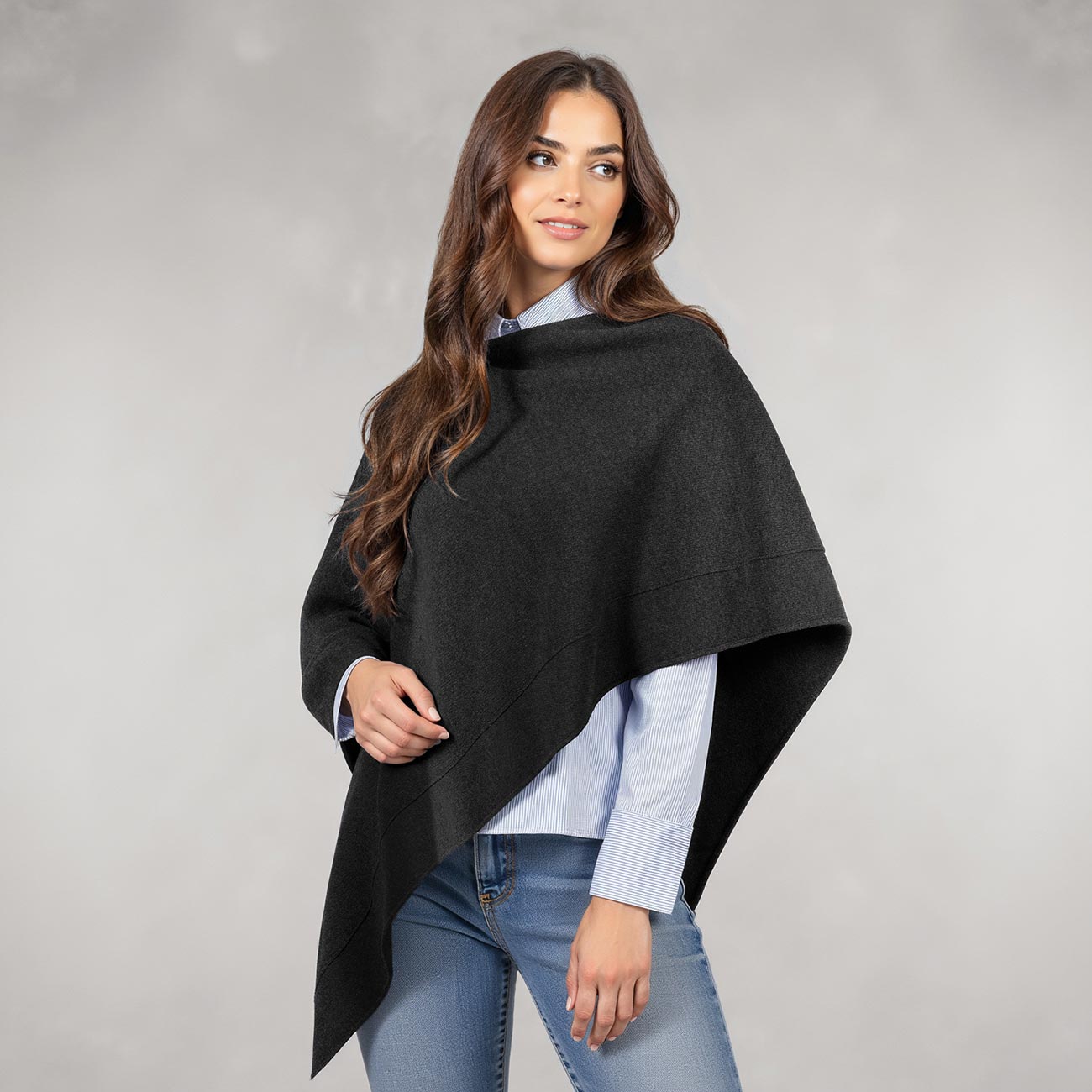 Merino Lambswool Poncho
