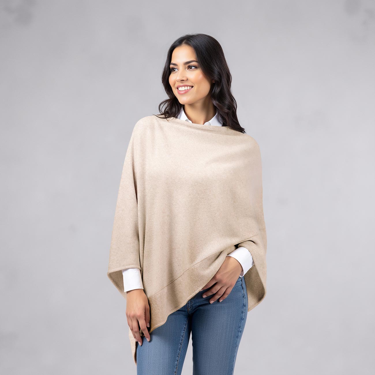 Merino Lambswool Poncho