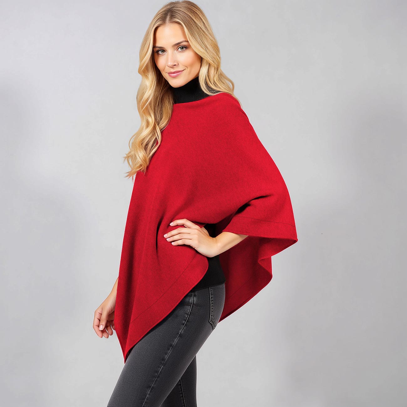Merino Lambswool Poncho