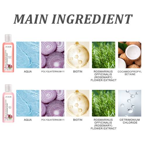 Zwiebel, Biotin & Rosmarin Shampoo und Spülung Set