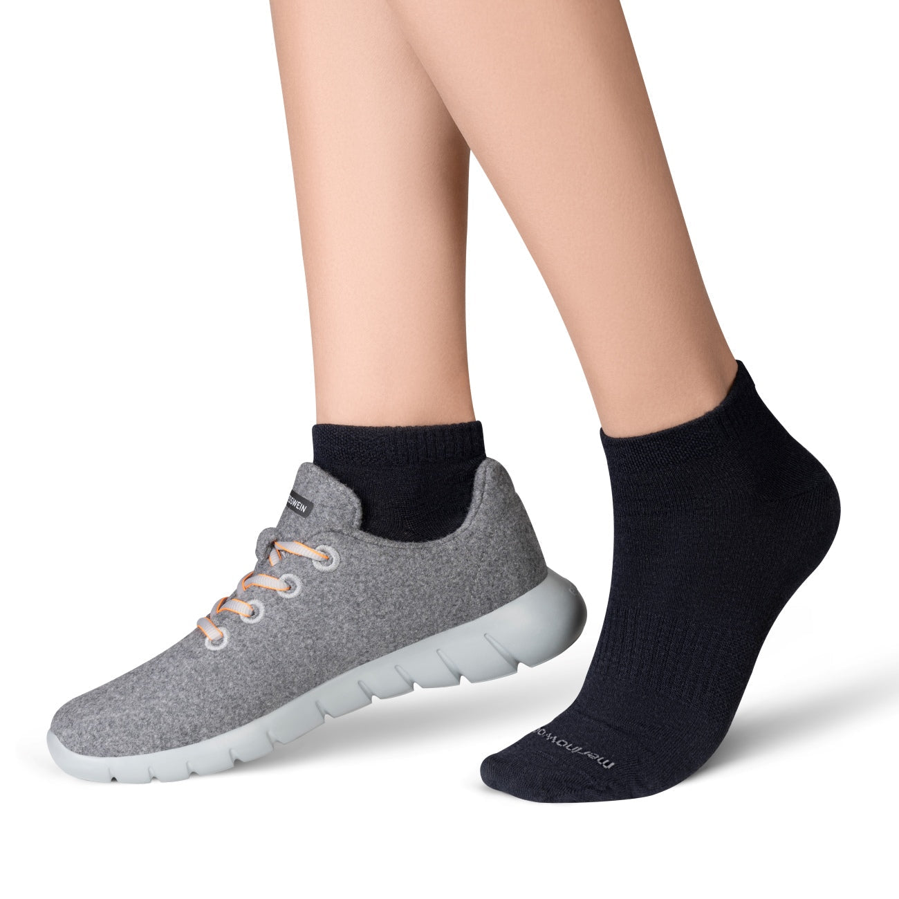 Sneaker Socken Merino Wolle (3er-Pack)