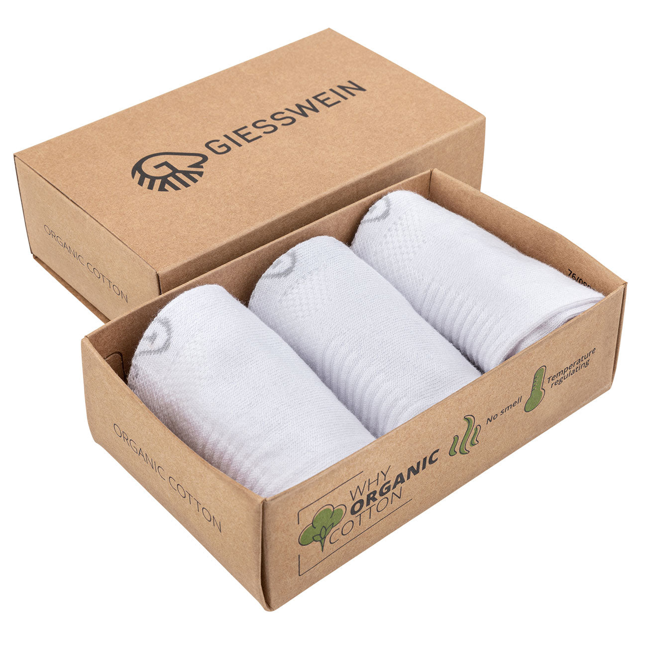 Sneaker Socken Bio-Baumwolle (3er-Pack)