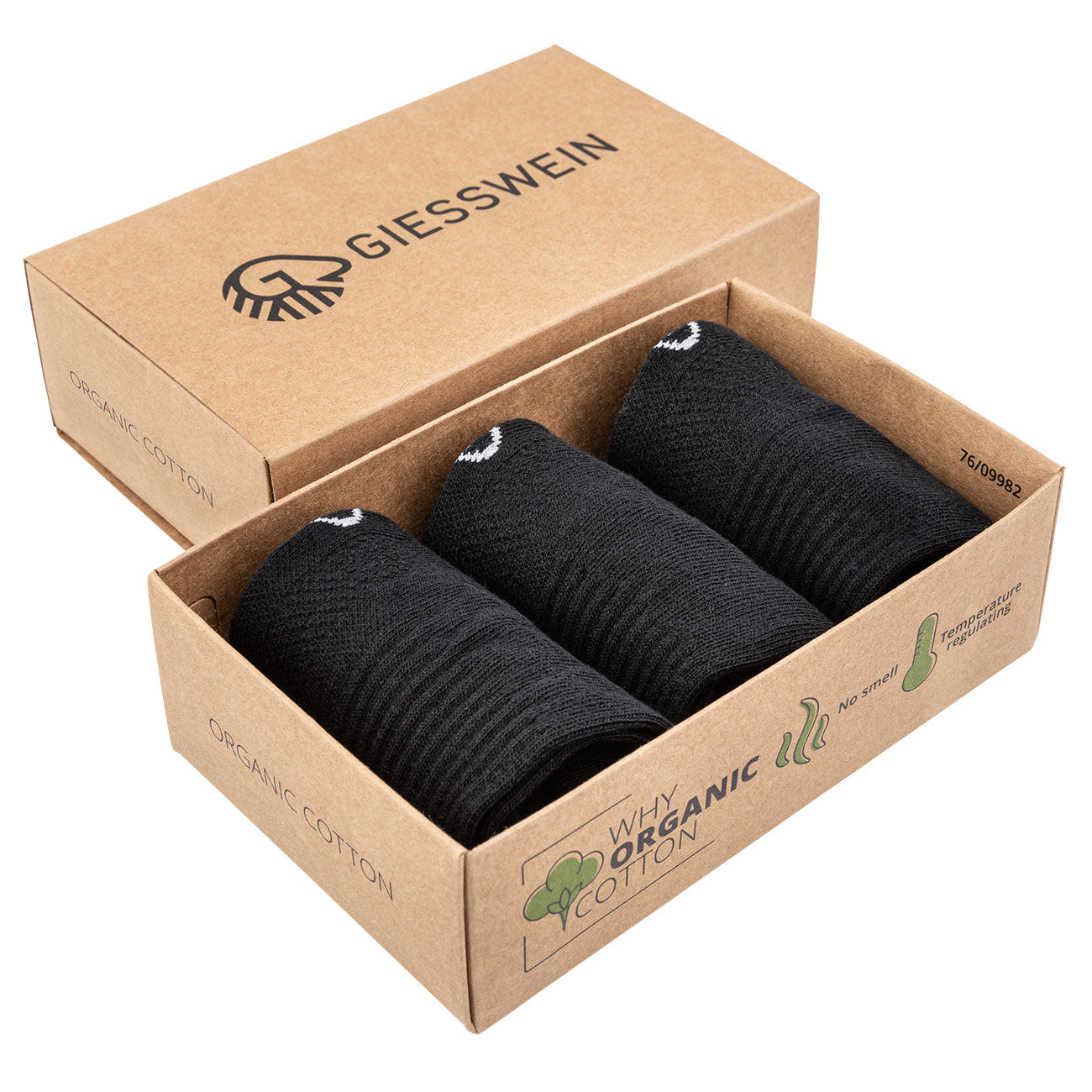 Sneaker Socken Bio-Baumwolle (3er-Pack)