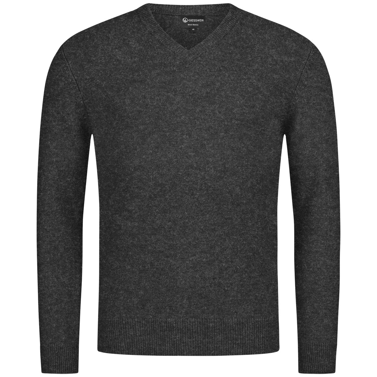 Wollpullover V-Ausschnitt Herren