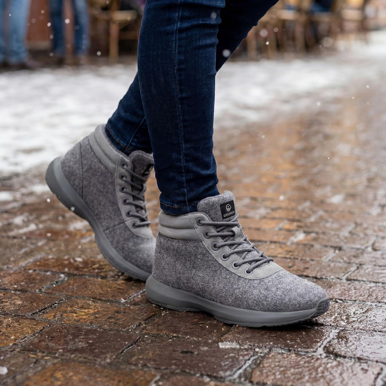 Wool Sneaker High Top Women