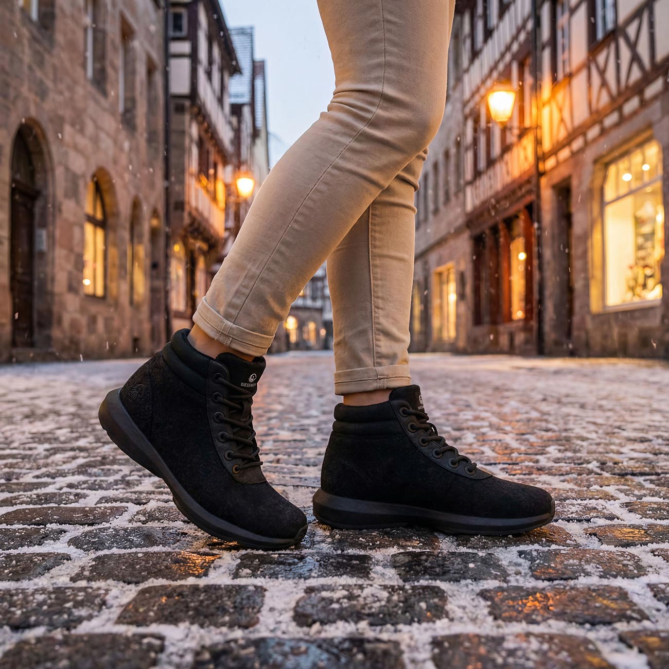 Wool Sneaker High Top Women