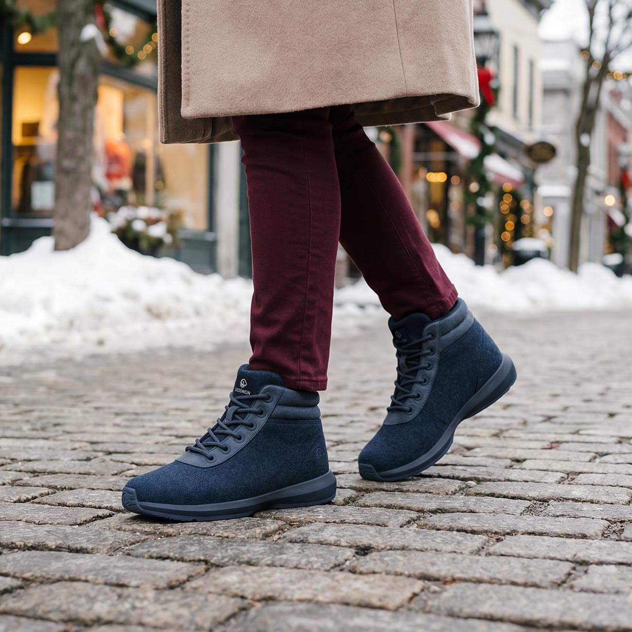 Wool Sneaker High Top Women