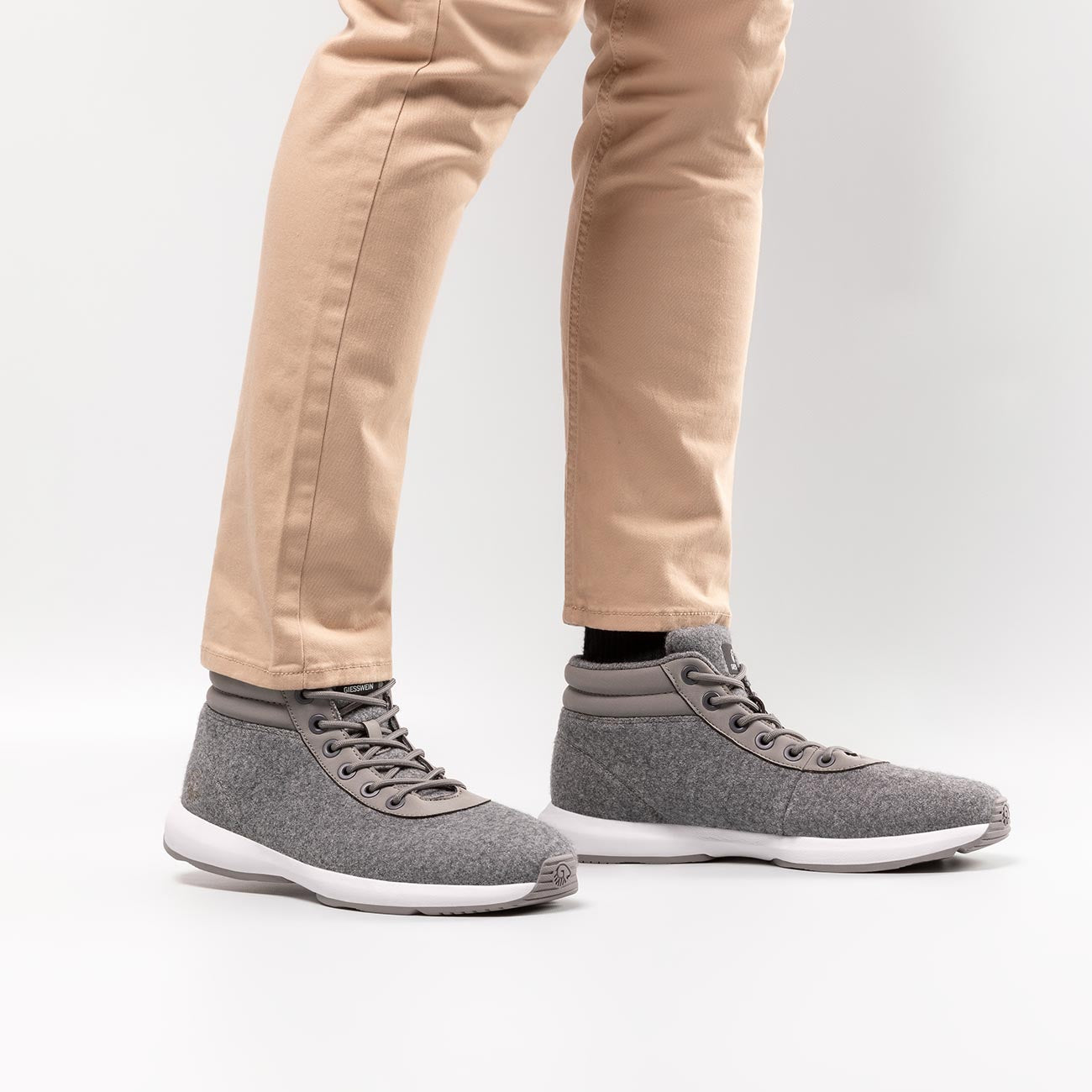 Wool Sneaker High Top Men