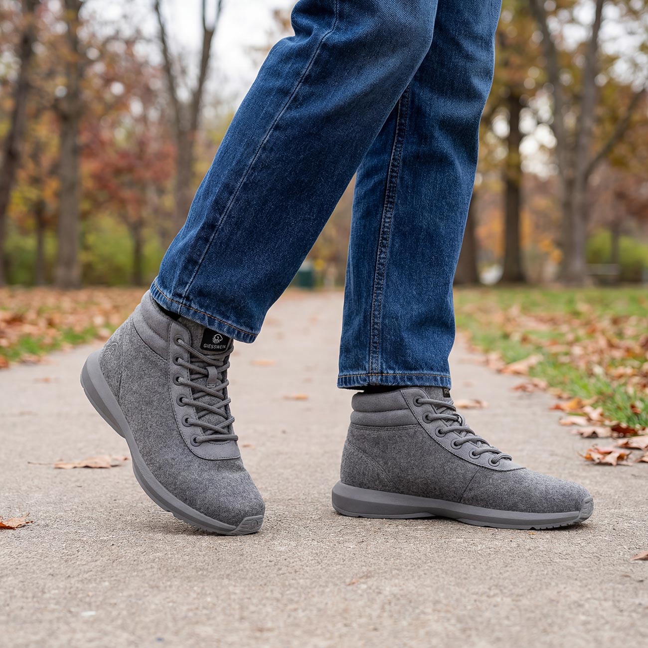 Wool Sneaker High Top Men
