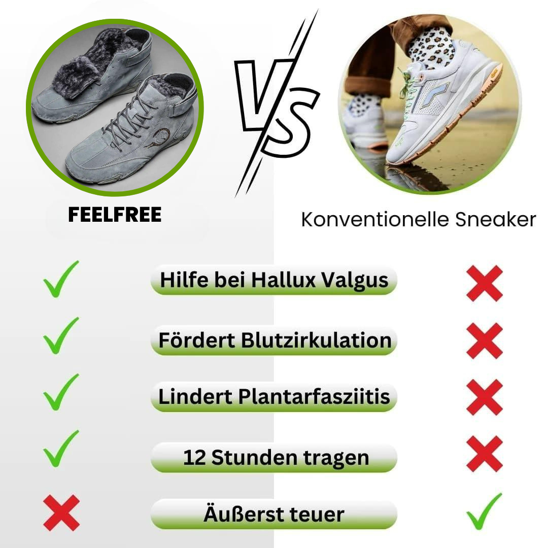 FeelFree – ergonomische & schmerzlindernde Hallux Valgus Barfußschuhe