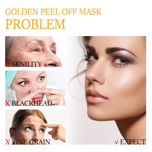 24K Gold Peel-Off Maske gegen Mitesser