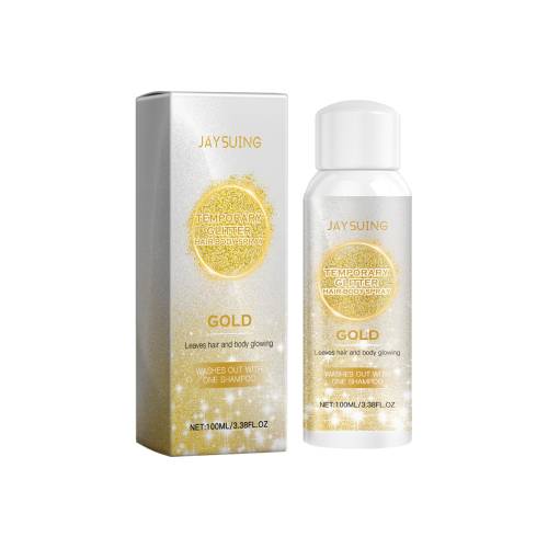 Gold & Silber Körper-Glitzerspray