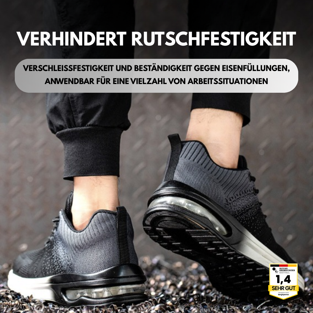 SteelCare - ergonomischer und schmerzlindernder Sicherheitsschuh - Zertifiziert nach EN ISO 20345