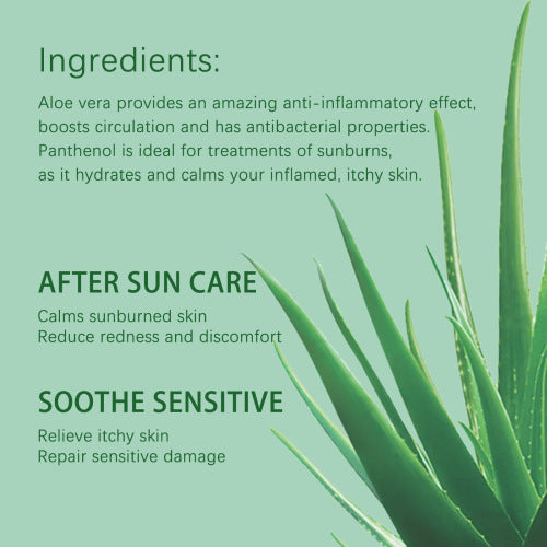 Aloe Vera Gel-Spray, kühlende After-Sun-Pflege, 50 g