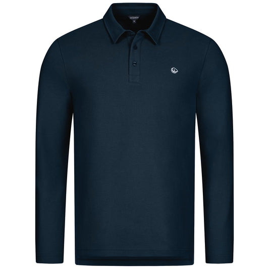 Polo Shirt Bio-Baumwolle Longsleeve Herren