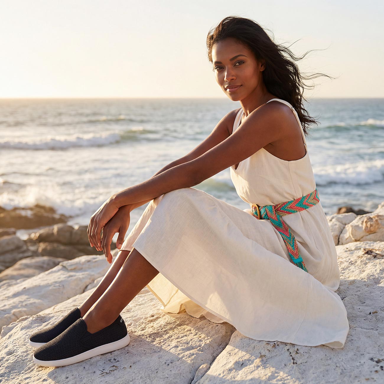 Wood Sneaker Slip-On Women