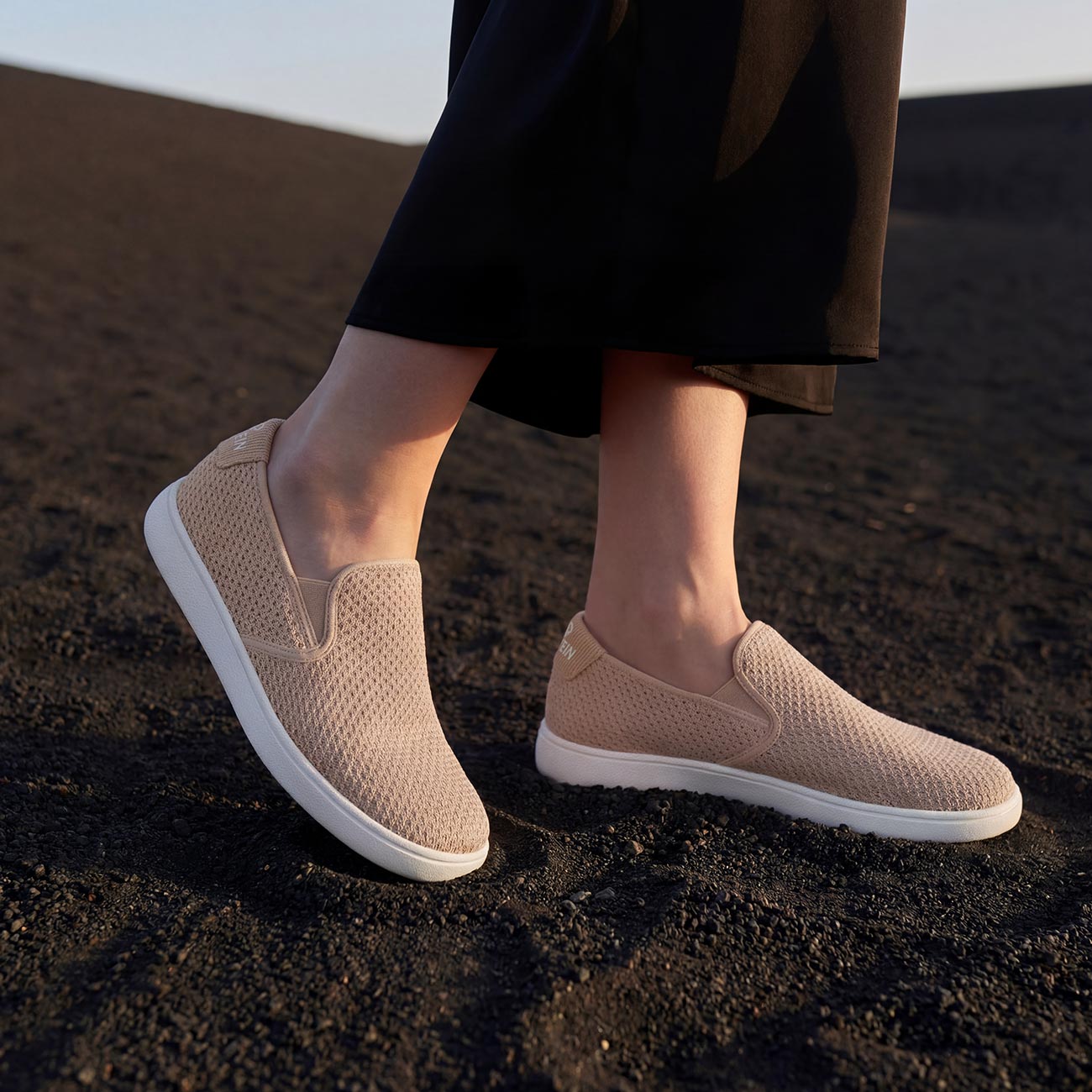 Wood Sneaker Slip-On Women