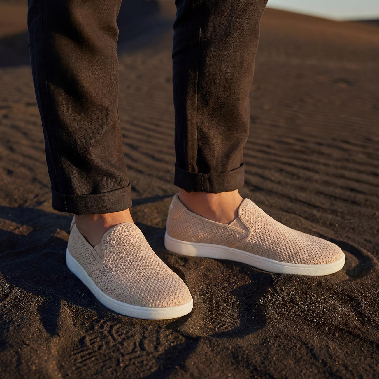 Wood Sneaker Slip-On Men