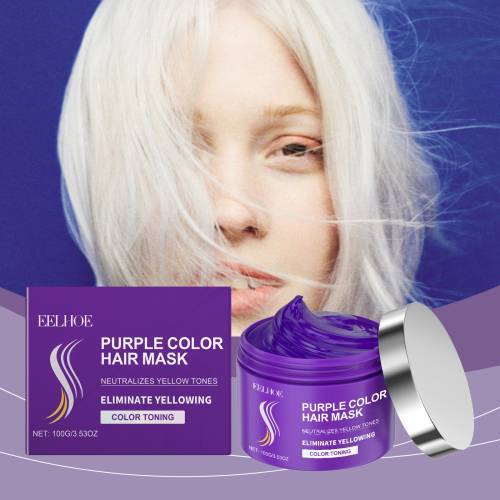 Keratin Silber-Haarmaske für blondes Haar