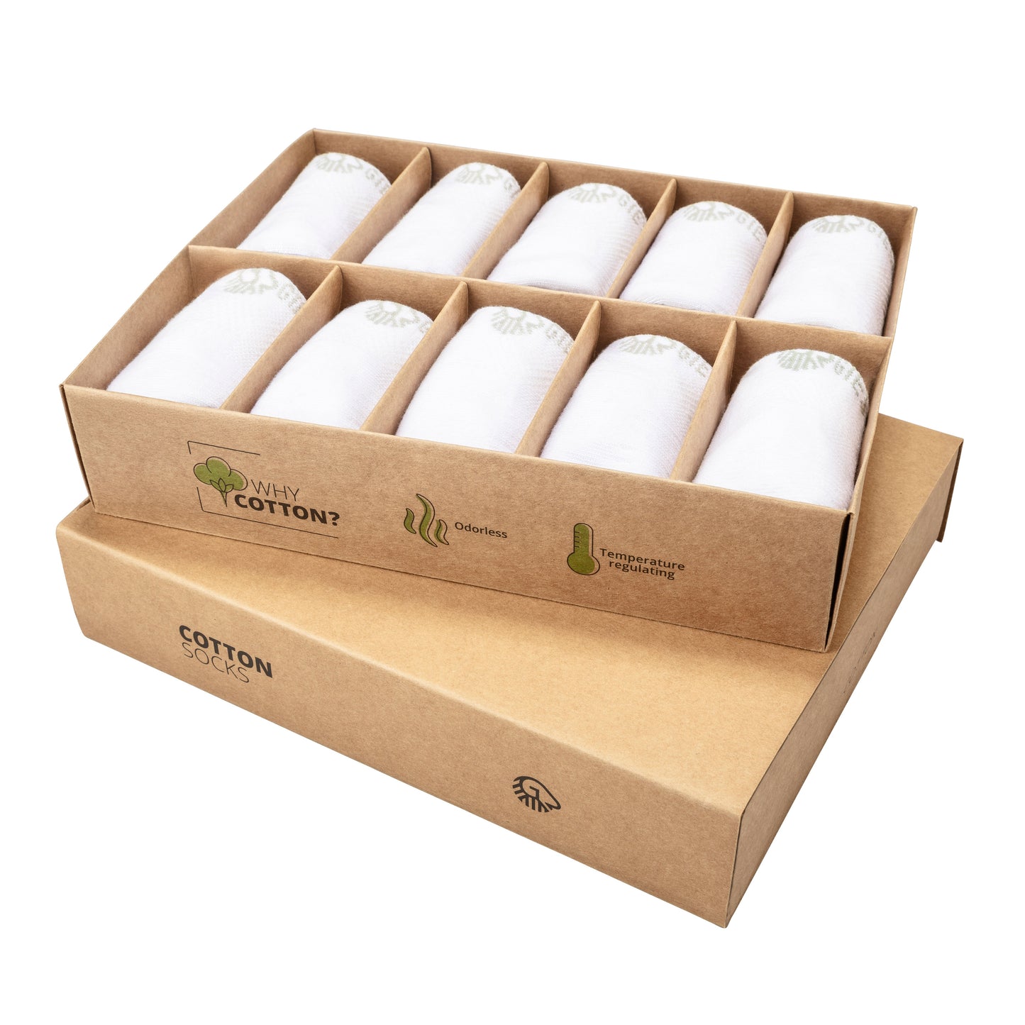 Sneaker Socken Baumwolle (10er Pack)