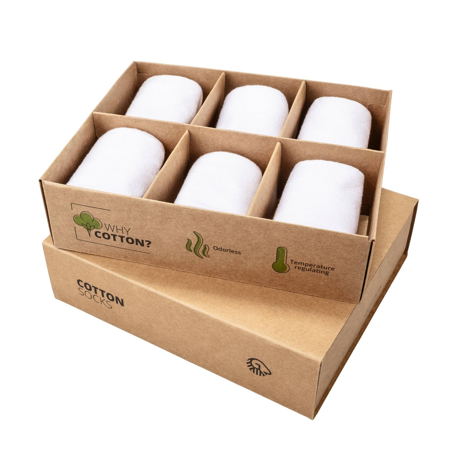 Füßlinge Baumwolle (6er Pack)