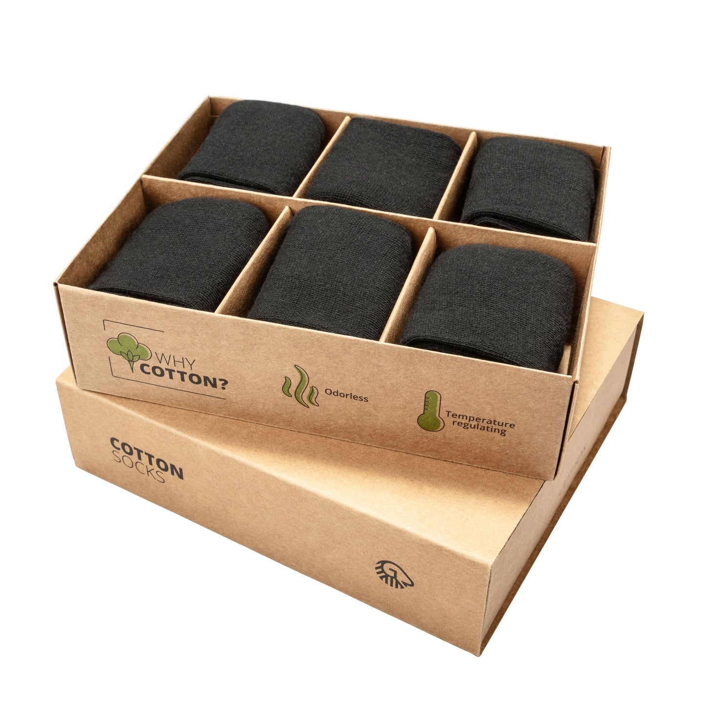 Füßlinge Baumwolle (6er Pack)