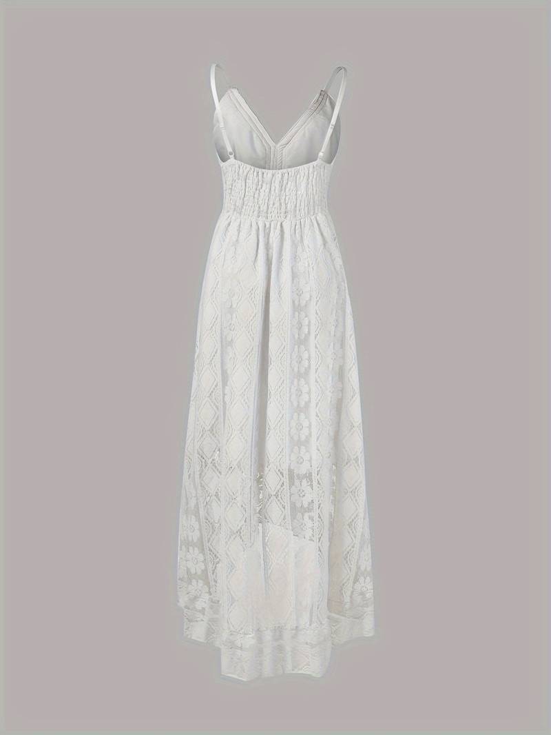 Zwergini-Mode – boho-maxi-sommerkleid mit spaghettiträgern und v-ausschnitt