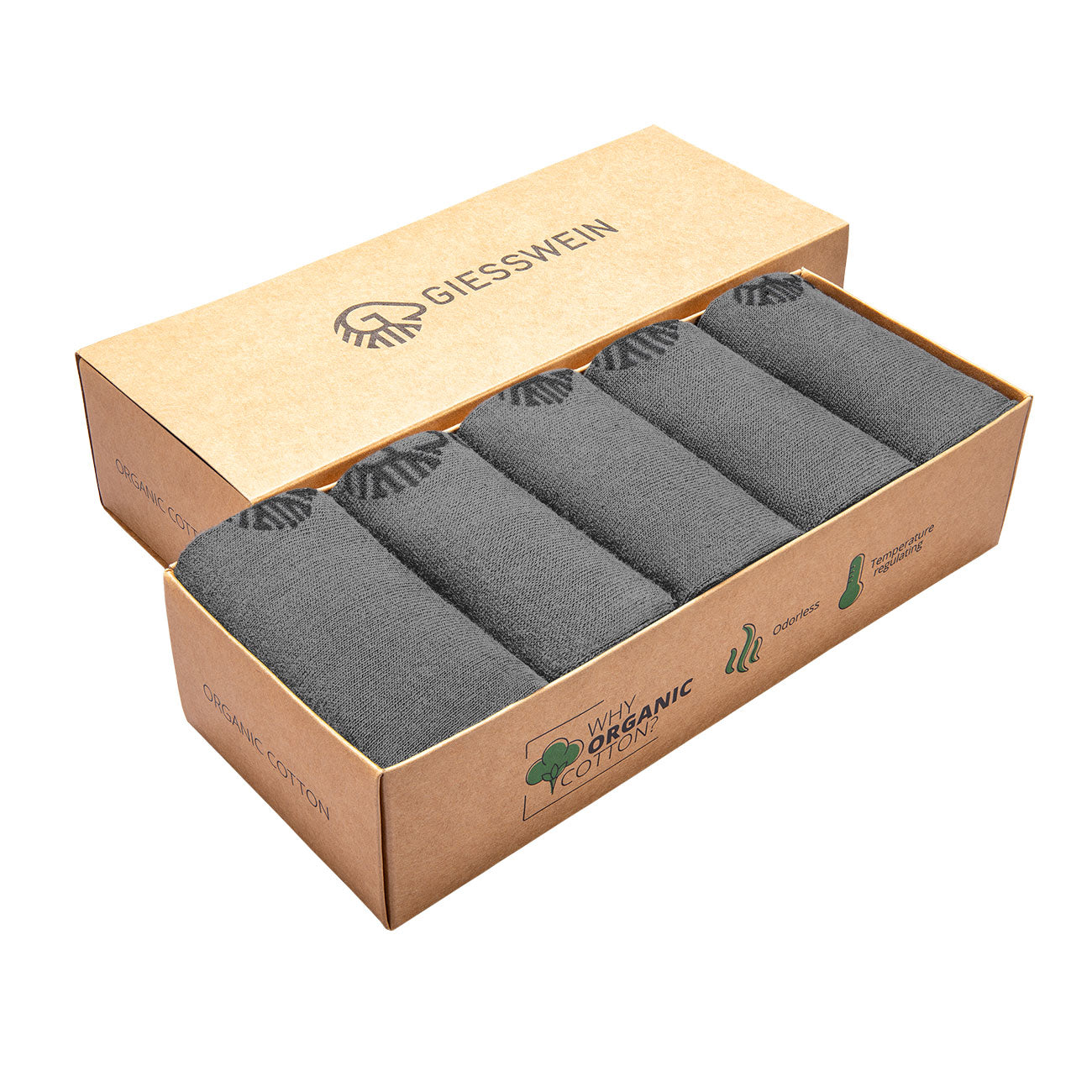 Komfort Socken Bio-Baumwolle (5er-Pack)
