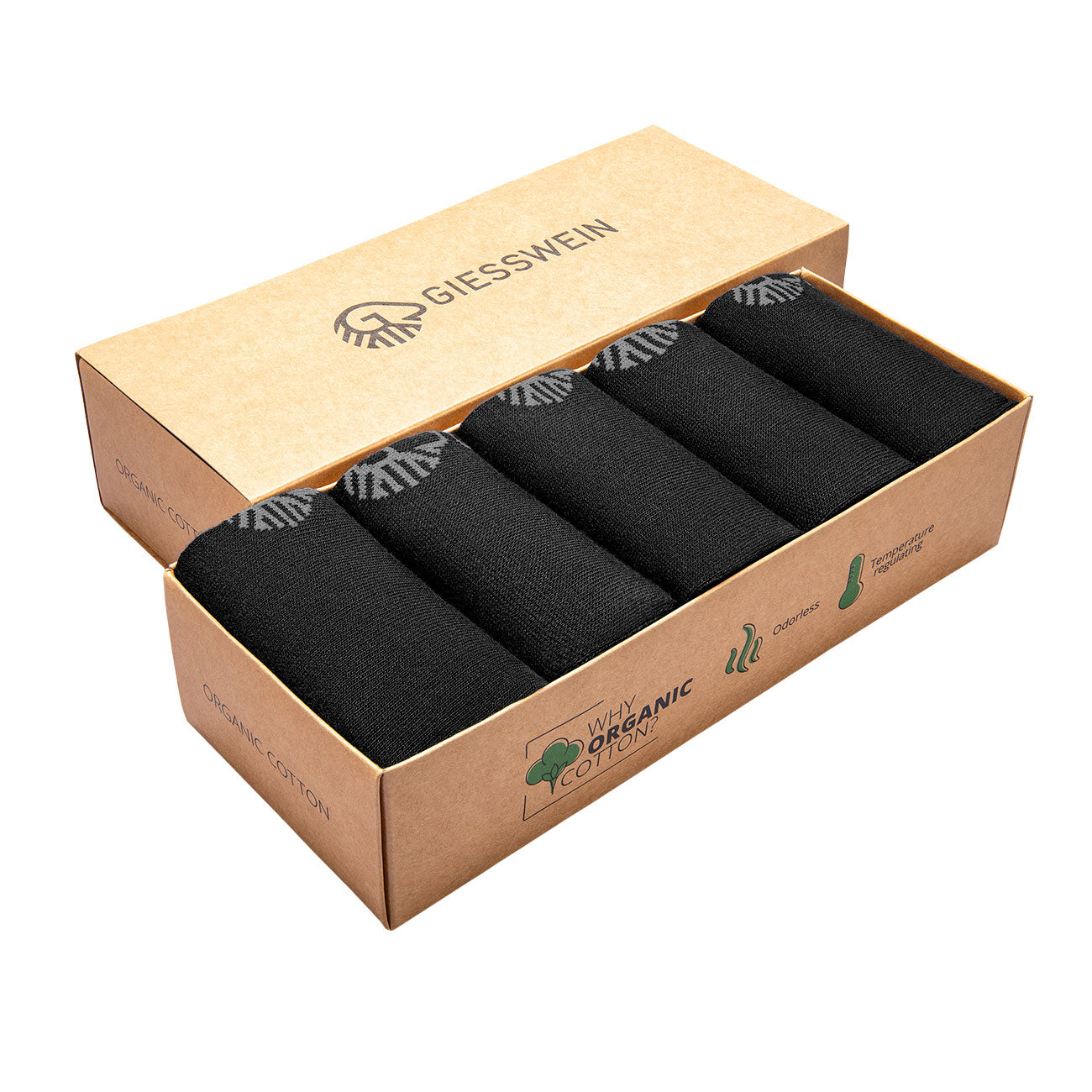 Komfort Socken Bio-Baumwolle (5er-Pack)