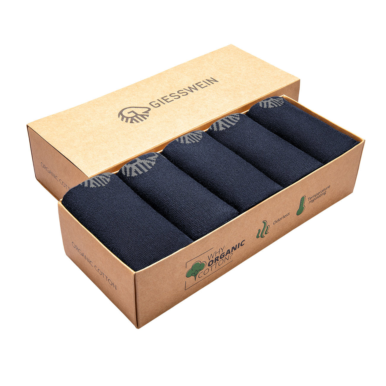 Komfort Socken Bio-Baumwolle (5er-Pack)