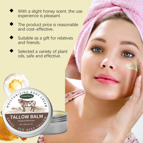 Rindertalg Honig Gesichtscreme mit Jojoba
