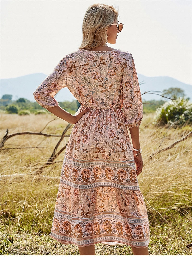 Zwergini-Mode | Stilvolles Boho Sommerkleid