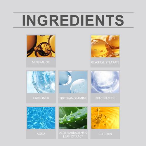 Aloe Vera Gesichtscreme mit Niacinamid